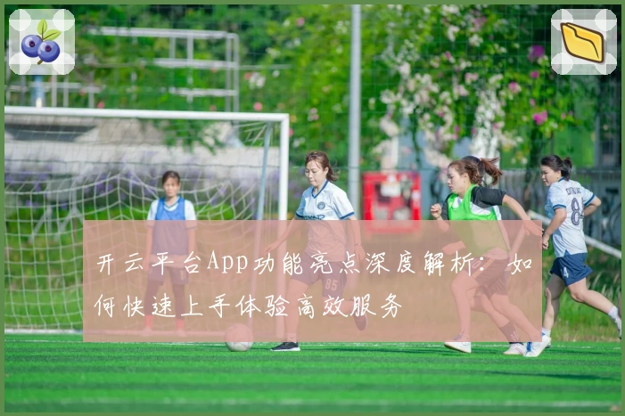 开云平台App功能亮点深度解析：如何快速上手体验高效服务